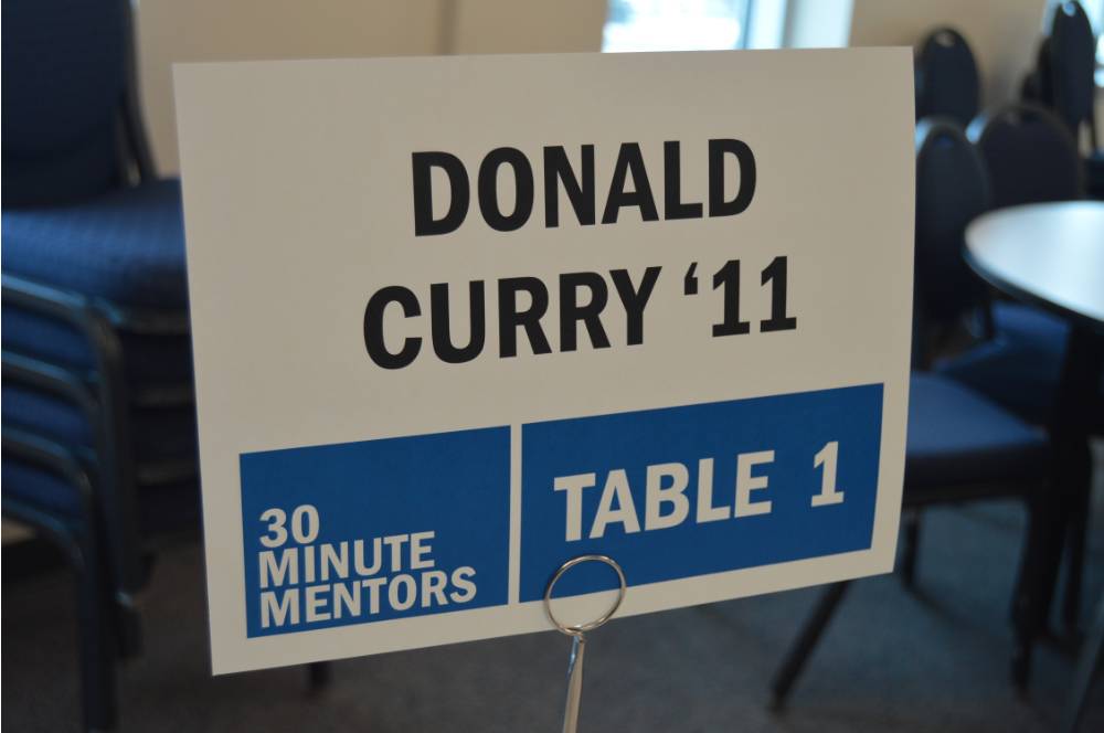 Donald Curry at the 30 Minute Mentors Event